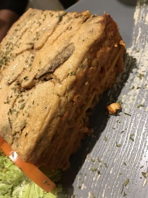 Close up of eggplant lasagne :) at Taste El Nido in El Nido