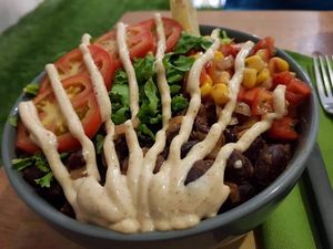 Limited menu but has ample servings. It's on a little pricy side because each bowl or plate can be good for sharing already. We had lasagna, macncheese, buddha bowl and smoothies. at Taste El Nido in El Nido