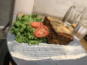 Eggplant Lasagna. Incredible delicious, be sure to get in the restaurant early as they sell out quickly! at Taste El Nido in El Nido