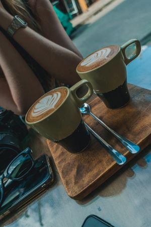 Almond milk Latte at Taste El Nido in El Nido