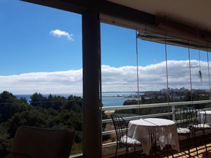 Ocean view at Surya Cafe in Portimao