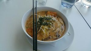 Dark Miso Ramen at Heirloom Vegetarian in West Vancouver