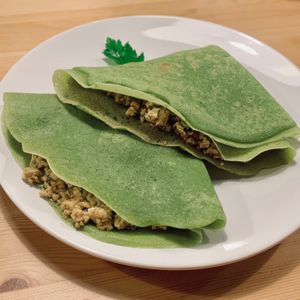 Блины с тофу👍 at Peaches in Moscow