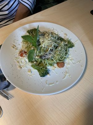 Pesto pasta  at Peaches in Moscow