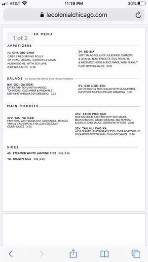   at Le Colonial in Chicago