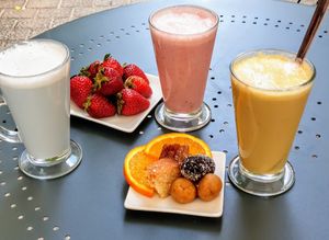 Tasty Vegan shake! at Bar Poxé in Mallorca