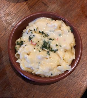 Mac and cheese at Cellar Club in Leamington Spa