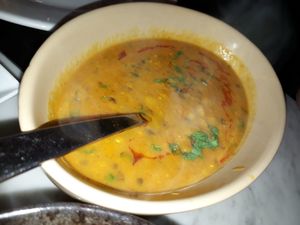 Panchmel dal at Masala Dabbas in Orpington
