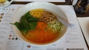 Vegan ramen at Namamen in Bern