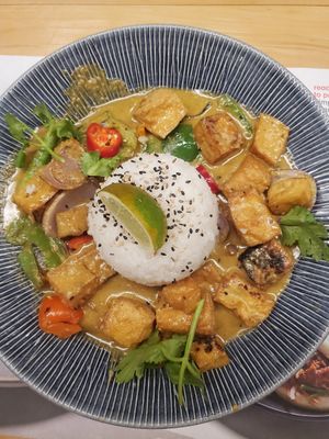 This is the mild tofu curry. Delicious! at Wagamama - Printworks in Manchester