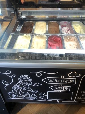 vegan section  at La Muu in Tallinn