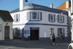 The pilot boat restaurant at The Pilot Boat in Lyme Regis