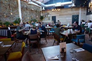 Cosy seating area at The Pilot Boat in Lyme Regis