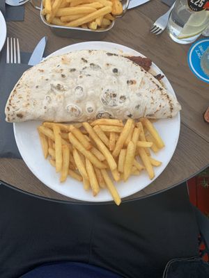 Kebab at The Pilot Boat in Lyme Regis