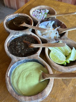 Toppings  at El Itacate in Sayulita