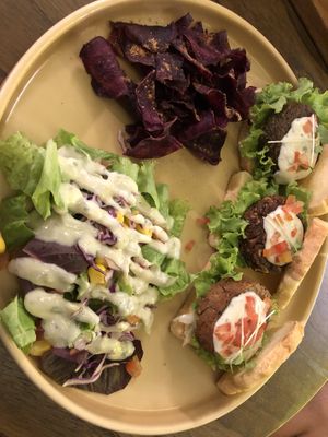 mini burgers at Burgreens - Darmawangsa in Jakarta