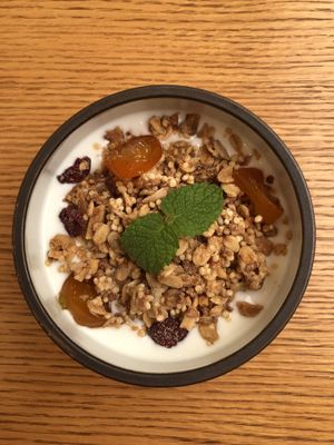 granola yogurt at Nova Kitchen in Seoul