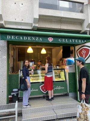   at Decadenza Gelateria in Leuven