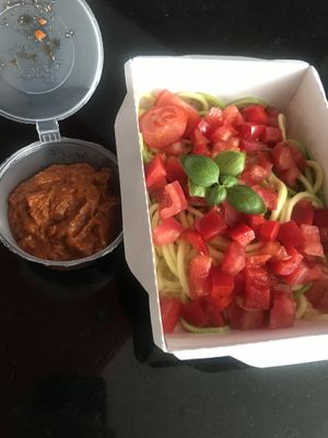 Italian zoodles at Ogorod and Garden in Samara