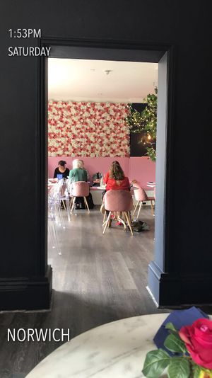 decor  at Erpingham House in Norwich