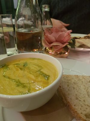 Parsnip soup at Erpingham House in Norwich