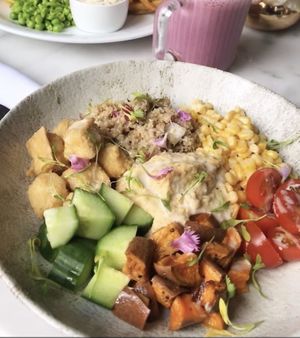 Buddha bowel at Erpingham House in Norwich