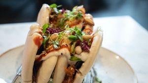 Bao buns  at Erpingham House in Norwich