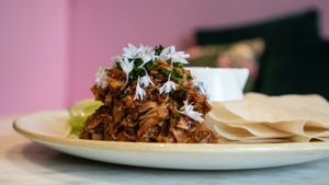 jackfruit pancakes at Erpingham House in Norwich