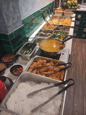 Buffet at Veggie Castle - Yen Ninh in Hanoi