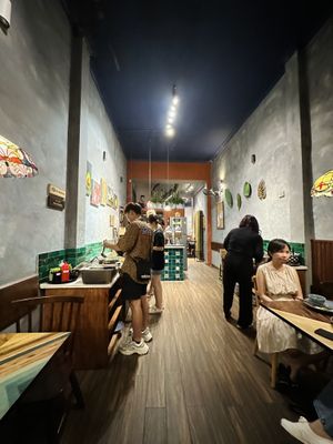 Restaurant interior   at Veggie Castle - Yen Ninh in Hanoi