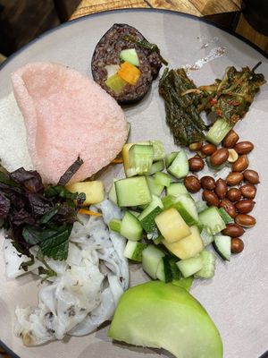 Mixed veggies   at Veggie Castle - Yen Ninh in Hanoi