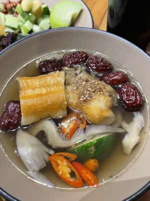 Mushroom soup was best   at Veggie Castle - Yen Ninh in Hanoi