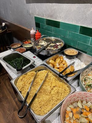 Buffet: soup was best   at Veggie Castle - Yen Ninh in Hanoi