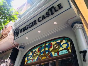 From the outside at Veggie Castle - Yen Ninh in Hanoi