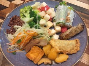 deliciousness !  at Veggie Castle - Yen Ninh in Hanoi