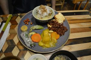 plate at Veggie Castle - Yen Ninh in Hanoi