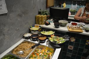 buffet at Veggie Castle - Yen Ninh in Hanoi
