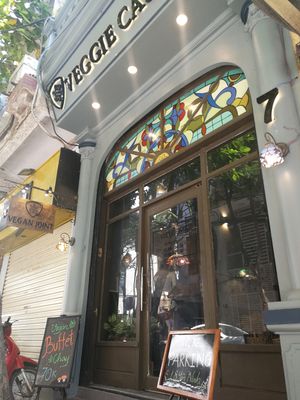 entrance to Veggie Castle. at Veggie Castle - Yen Ninh in Hanoi