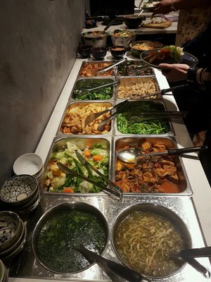 buffet  at Veggie Castle - Yen Ninh in Hanoi