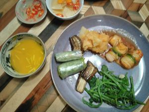 Food at Veggie Castle - Yen Ninh in Hanoi