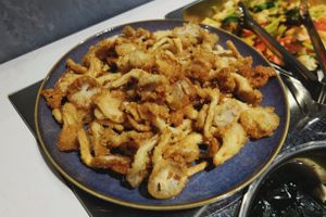 crunchy mushroom at Veggie Castle - Yen Ninh in Hanoi