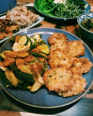 fried vegetables at Veggie Castle - Yen Ninh in Hanoi