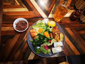 Everything was amazing. Especially the tofu. at Veggie Castle - Yen Ninh in Hanoi