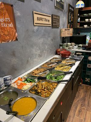 Buffet at Veggie Castle - Yen Ninh in Hanoi