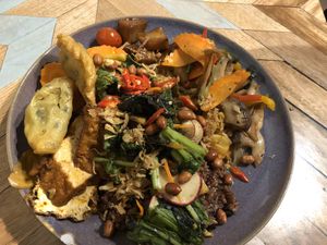 Fill it up with everything😄 at Veggie Castle - Yen Ninh in Hanoi