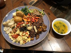 Fill it up with everything😄 at Veggie Castle - Yen Ninh in Hanoi