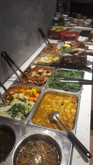 Self service at Veggie Castle - Yen Ninh in Hanoi