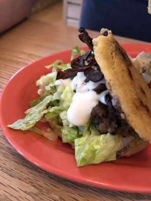 Gorditas with added sweet potato   at Jajaja Mexicana - Williamsburg in Brooklyn