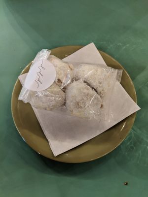 mexican wedding cookies at Jajaja Mexicana - Williamsburg in Brooklyn