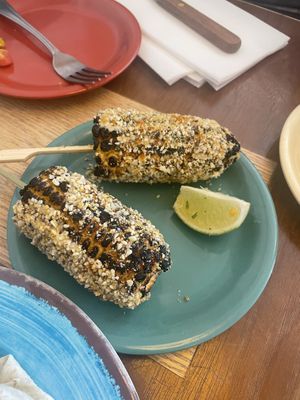 street corn  at Jajaja Mexicana - Williamsburg in Brooklyn